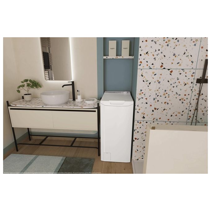 Candy EYTC106L2-S Lavatrice a carica dall'alto 6Kg 1000 giri Classe D Bianco