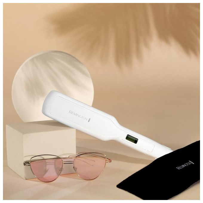 Remington S5527 Pro Ceramic Extra Piastra per Capelli Larga 45x110 mm 9 Temperature 150°C 230°C Riscaldamento 15s Autospegnimento colore Bianco