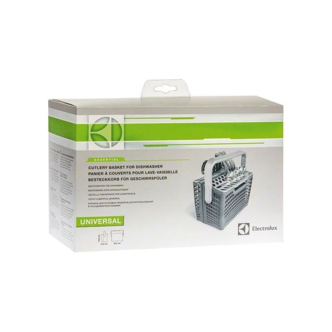 Electrolux E4DHCB01 Cestello Portaposate Universale Modulare Lavastoviglie 45 cm e 60 cm colore Grigio