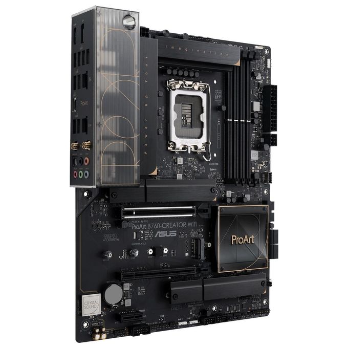 Asus 90MB1FY0-M1EAY0 ProArt Scheda Madre ATX Intel B760 LGA 1700 DDR5 3x M.2 PCIe 5.0 Wi-Fi 6 Dual Ethernet 2.5G Thunderbolt 4