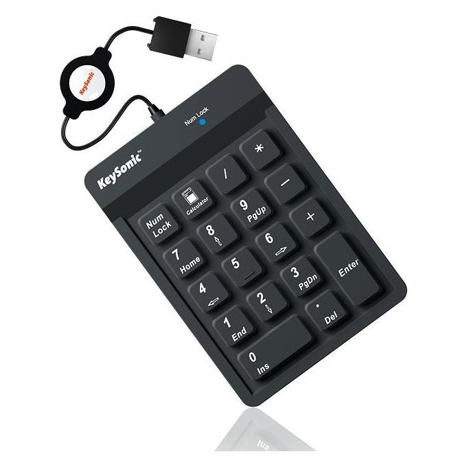 KeySonic ACK 118 BK Keypad USB Numerico