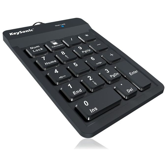 KeySonic ACK 118 BK Keypad USB Numerico
