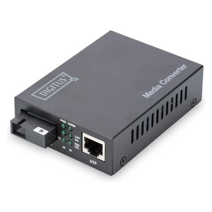 Digitus media converter singlemode bidirezionale wdm