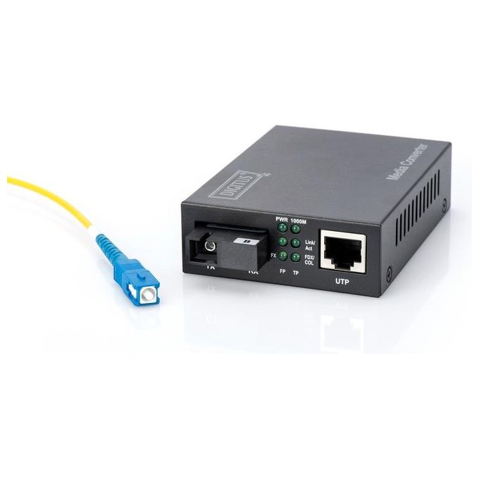 Digitus media converter singlemode bidirezionale wdm