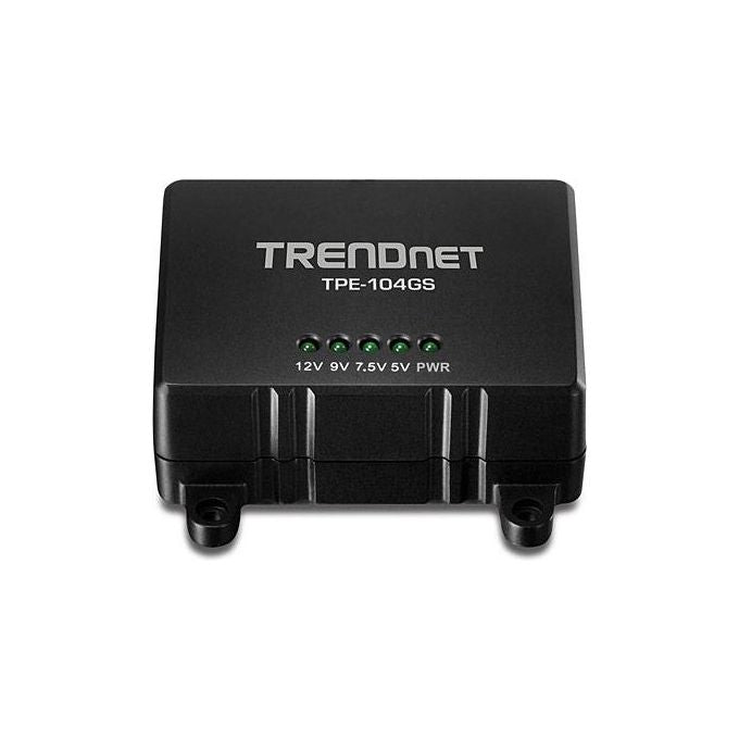 Trendnet TPE-104GS Divisore di Rete Nero Supporto Power Over Ethernet