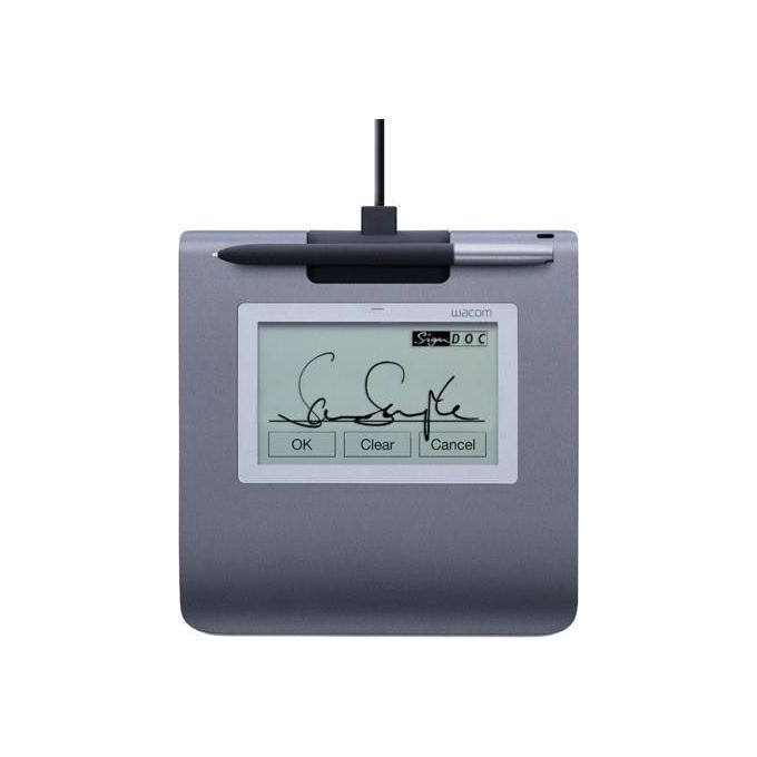 Wacom STU-430 Tavoletta Firma Elettronica LCD 4.5'' EMR 1024 livelli di pressione penna senza fili colore Grigio