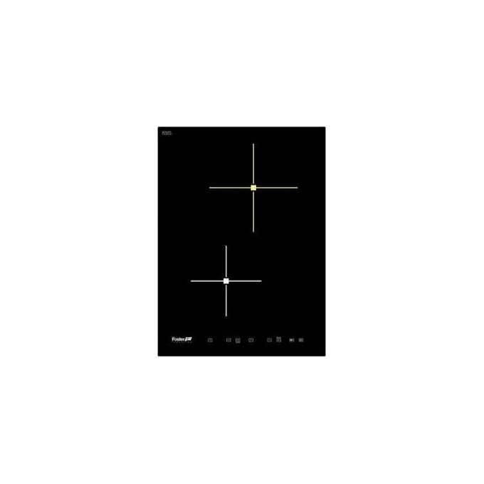 Foster 7322 240 S4000.Domino.IS.2 Piano cottura a induzione 38 cm 2 zone 9 livelli touch control colore Nero