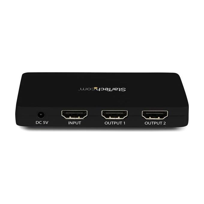 StarTech.com Hdmi 2-port 4k Video Splitter Solid Aluminum Housing - 4k 30hz