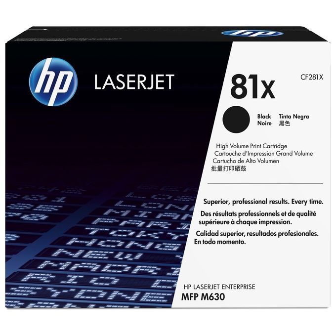 Hp Toner nero 81x Laserjet