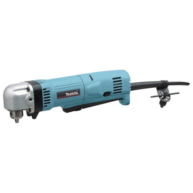 Makita DA3010FJ Trapano Angolare 450W 2400 rpm Mandrino Cremagliera 10mm con Valigetta MAKPAC colore Nero Blu