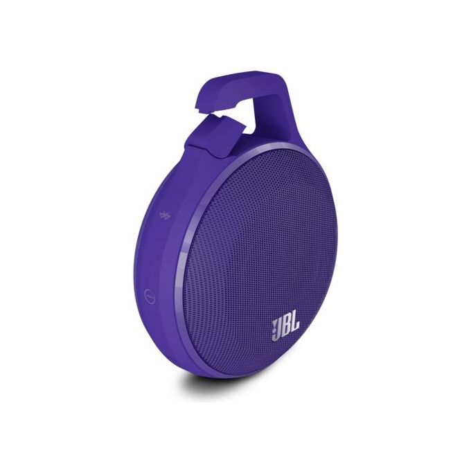 JBL JBLCLIPPUREU Clip Altoparlante Portatile Bluetooth 5h Autonomia 4 cm 3,7 V 600 mAh colore Viola