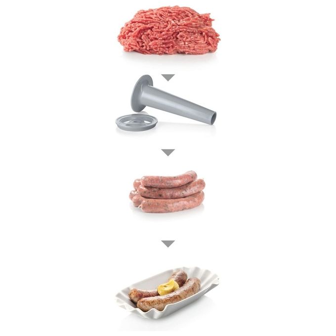 Bosch Tritacarne ProPower MFW68660, 2200W, Nero Inox, Elettrodomestico da Cucina