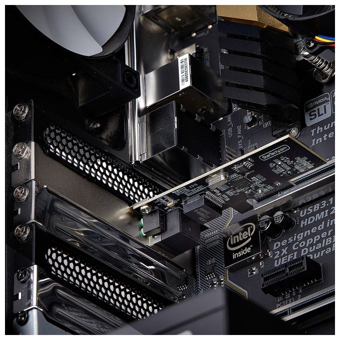 StarTech PR12GI-NETWORK-CARD Scheda di Rete PCIe 1 Porta 2.5 Gbps Intel I225-V NBASE-T Multi-Gigabit PCI Express colore Nero