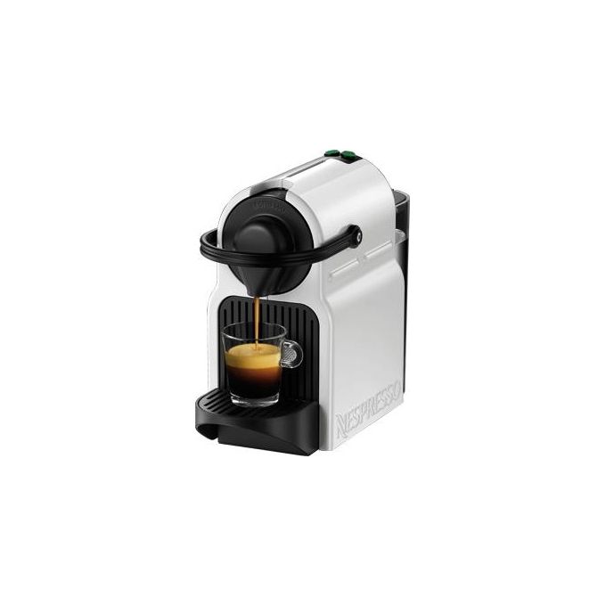 KRUPS Macchina per Caffe' Nespresso Inissia XN1001K Bianco con Pressione 19 Bar e Sistema Thermoblock per Caffe' Perfetto