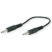 Link cavetto cm 20 connettori 3,5 mm. stereo maschio-maschio
