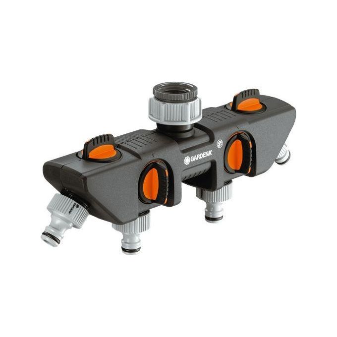 Gardena Distributore a 4 Vie per Tubo