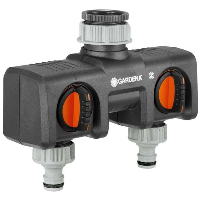 Gardena Raccordo e Adattatore per Tubo a 2 Vie