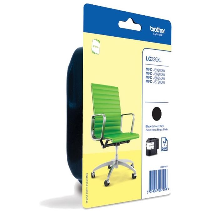 Brother cartuccia ink nero xl 2400 pag per Mfc-j4620dw-j5320dw-j5620dw-j5720dw