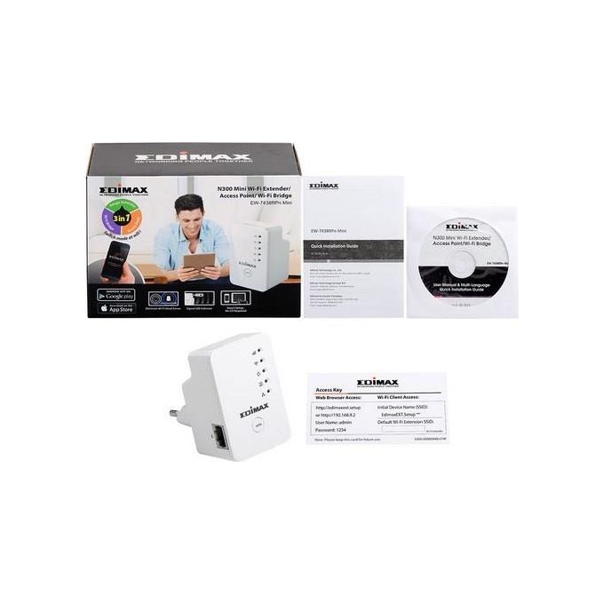 Edimax n300 mini Wi-fi Range Extender Access Point Wi-fi Bridge