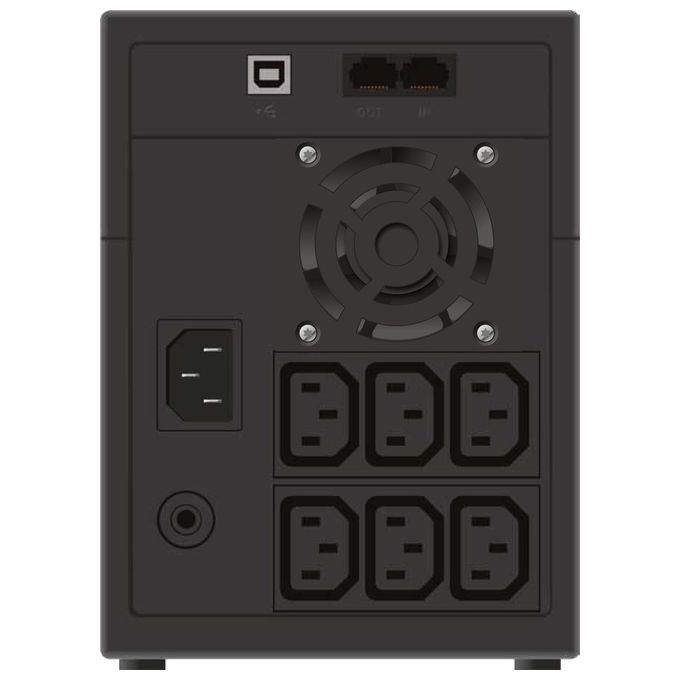 PowerWalker VI 2200 LCD-IEC Gruppo di Continuita' UPS 6 Prese AC A Linea Interattiva 2200VA 1200W