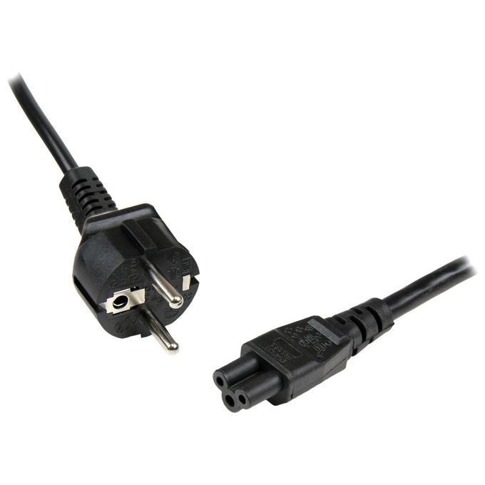 StarTech Cavo di Rete Pc Schuko Cee7 a Iec320 C5 a Trifoglio