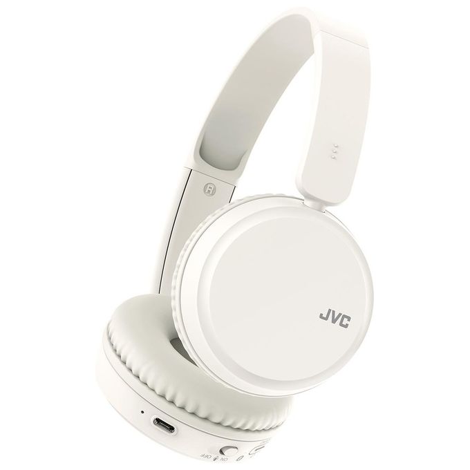 JVC HA-S36W-W-U Cuffie Wireless a Padiglione Bluetooth 5.2 35h Microfono Integrato colore Bianco