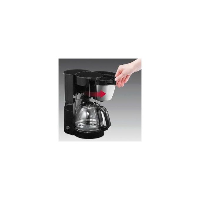 Cloer 5019 Macchina per Caffe' Semi Automatica con Filtro 10 Tazze Nero