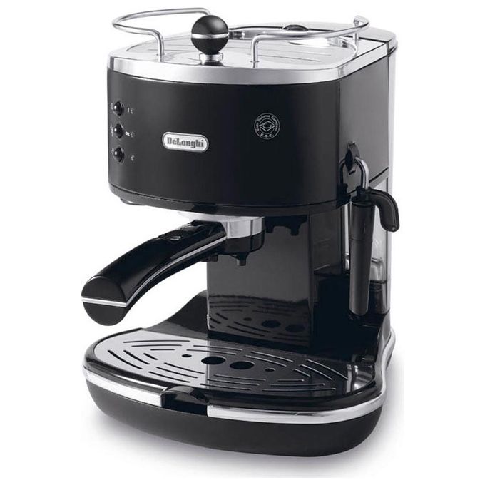 De'Longhi, Macchina Espresso Manuale, Icona Classic, Nero, Acciaio Inox