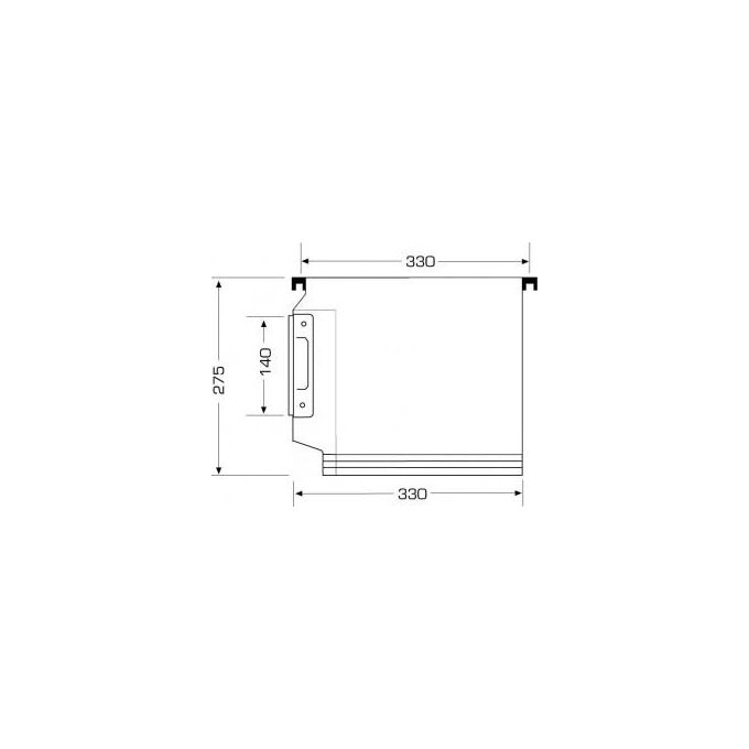 Bertesi 064FBETAB1 Avana Cartelle Sospese per Armadio Fondo V Interasse 33 cm Cartoncino 220 g-m² conf 50 pz colore Beige