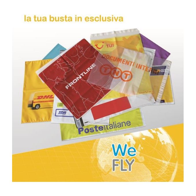 Willchip Confezione 25buste Spedizioni Wefly33x43,5cm