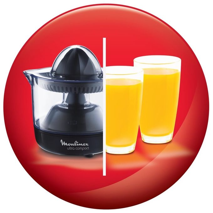 Moulinex PC1208 Ultra Compact Spremiagrumi Elettrico 0,45 Litri 25W Nero
