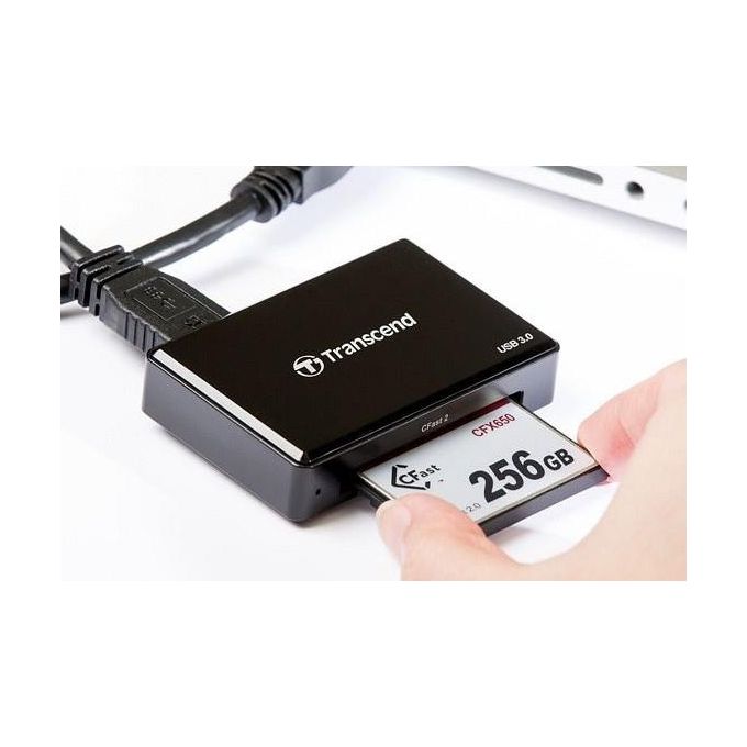 Transcend Flash Memory Card Reader Rdf2 Usb3 Cfast (20-11-10) Card Reader