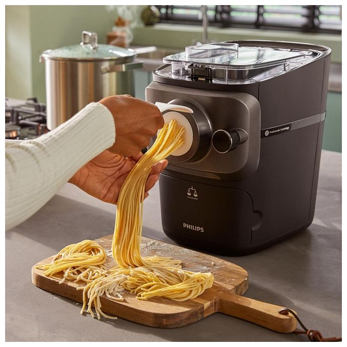 Philips HR2665-96 Serie 7000 Macchina per la pasta ProExtrude bilancia integrata 10 trafile 200 W colore Nero