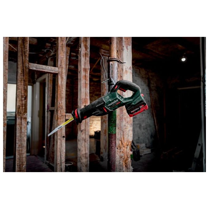 Metabo 601617840 SSEP 18 LT BL Seghetto Alternativo a Batteria Brushless 18V 3000 corse-min 32 mm corsa 3 Kg