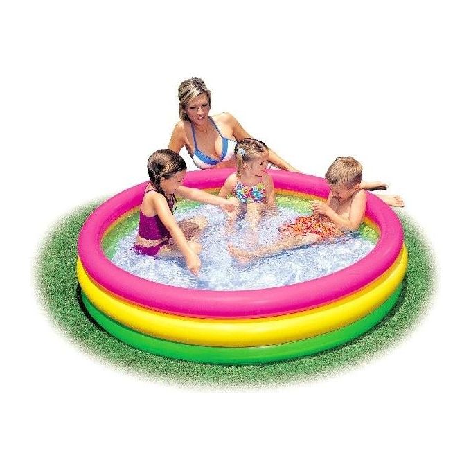 Intex Piscina Arcobaleno 3 Anelli 147X33