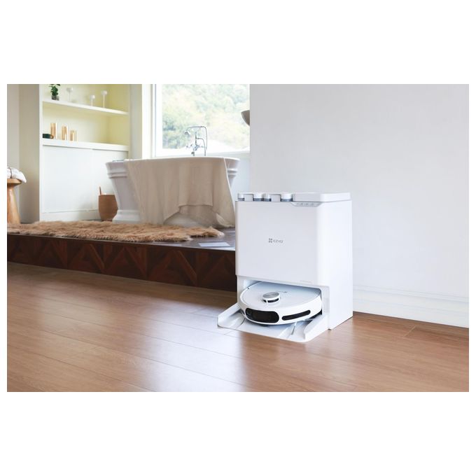 EZVIZ CS-RS20-PRO-PGA2 RS20 PRO Robot aspirapolvere Lavapavimenti connesso LiDAR 7200 Pa Wi-Fi autonomia 220 min colore Bianco