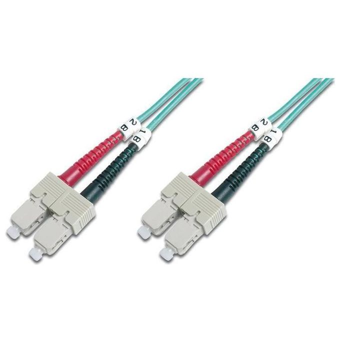 Digitus cavo fibra ottica sc a sc multimode duplex 50-125 mt. 1 om4