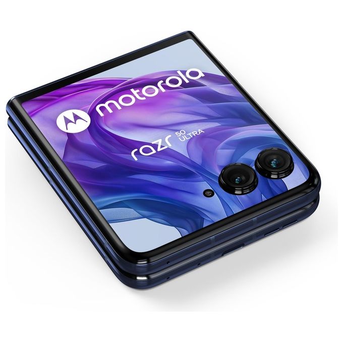 Motorola Razr 50 Ultra, 6.9 Pollici, Doppia SIM, Android 14 5G, Blu Marino