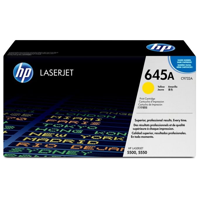 Hp toner giallo laserjet 5500 series 12000 pagine