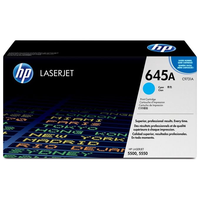 Hp toner ciano laserjet 5500 series 12000 pagine