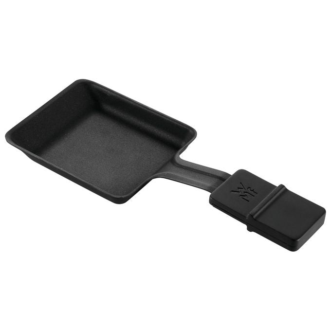 WMF 04.1504.0011 Lono Raclette elettrica per 8 persone 1500 W con piastra reversibile antiaderente colore Nero Cromo