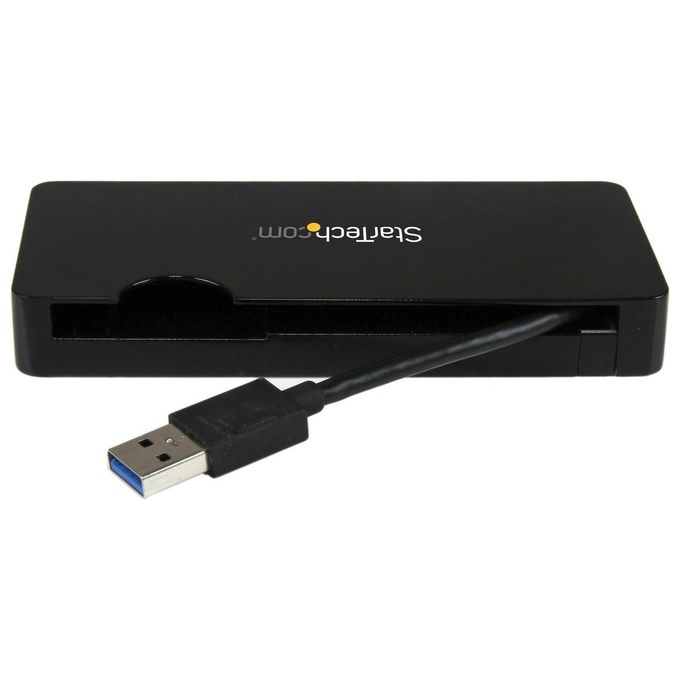 StarTech Mini Docking Station Universale per Laptop USB 3.0 con uscita HDMI-VGA e Gigabit Ethernet USB 3.0