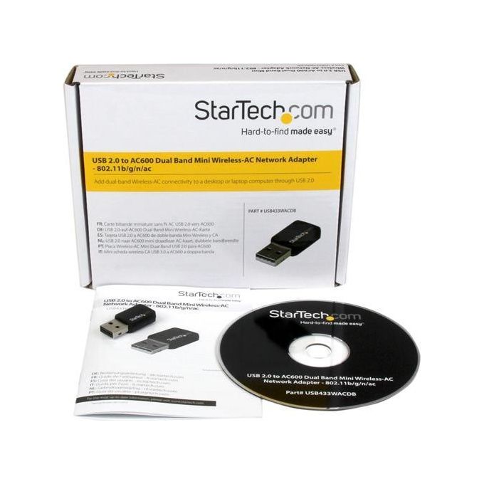 StarTech.com Pennetta Scheda di Rete Chiavetta Mini Adattatore 80211