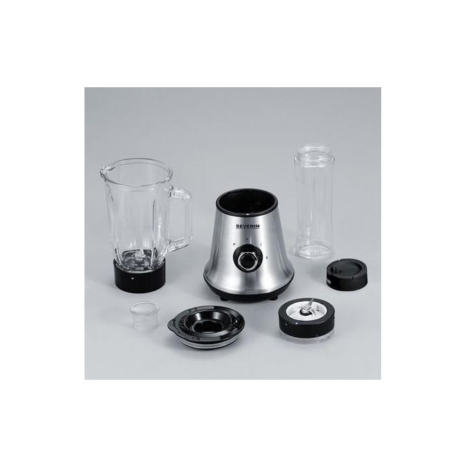 Severin SM 3737 Frullatore 500 W Capacita' 1 1 L Acciaio Inox Spazzolato Nero colore Nero