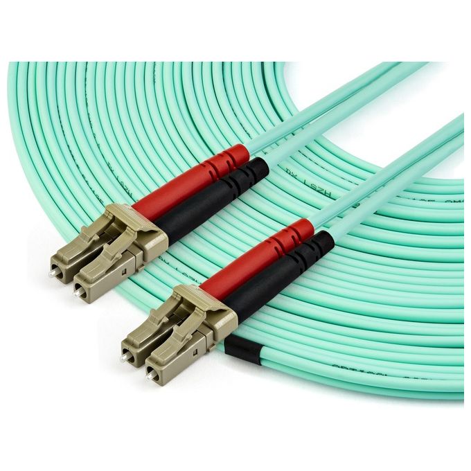 Startech Cavo Fibra Ottica Patch Multimodale Lc a Lc Duplex 50-125 Om4 15mt