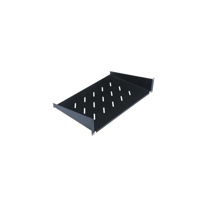 WP WPN-AFS-22035-B Mensola Fissa 2U per Rack 19'' Portata 25 Kg Profondita' 350 mm colore Nero
