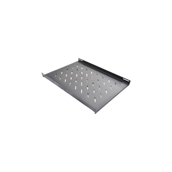 WP WPN-AFS-41100-B Ripiano Fisso 1U per Rack Serie RNA e RSB 4 Punti di Fissaggio 19'' Forato per Ventilazione Ottimale Carico fino a 45 Kg Profondita' 650 mm colore Nero