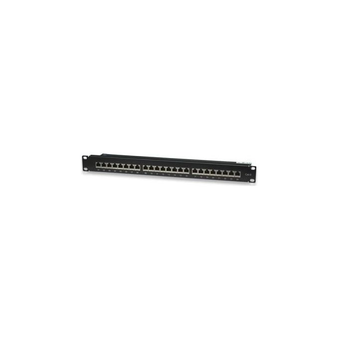 WP WPC-PAN-6F-24 Pannello Patch 1U 24 Porte RJ45 Cat 6 STP colore Nero