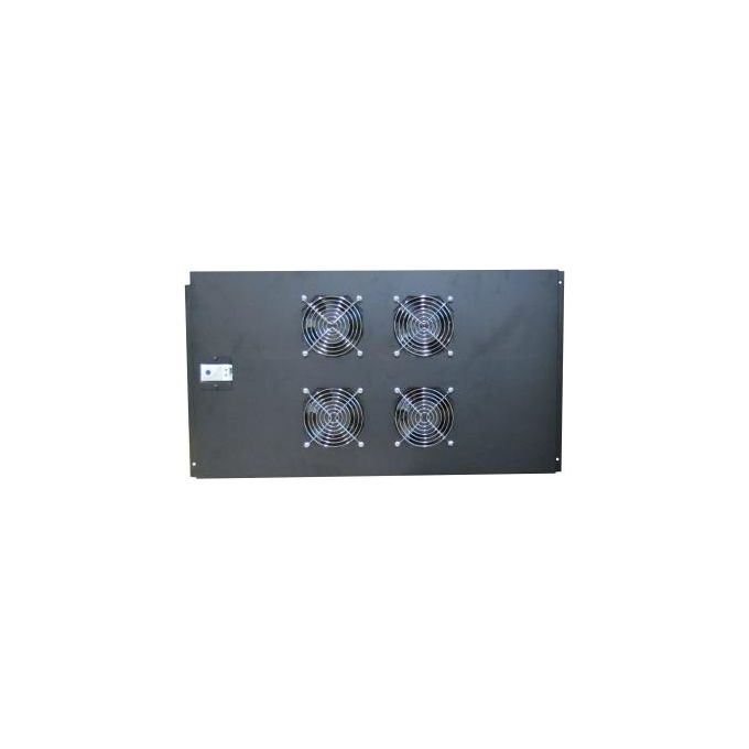 WP WPN-ACS-S100-4 Unita' di Ventilazione per Armadi Rack Serie RSA 4 Ventole con Termostato Integrato 230V 50Hz colore Nero RAL 9005