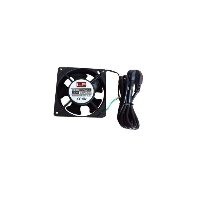 WP EUROPE WPN-ACS-FAN120 Ventola per Armadio Rack 120x120x38 mm 230V Cavo 2m Spina Schuko colore Nero